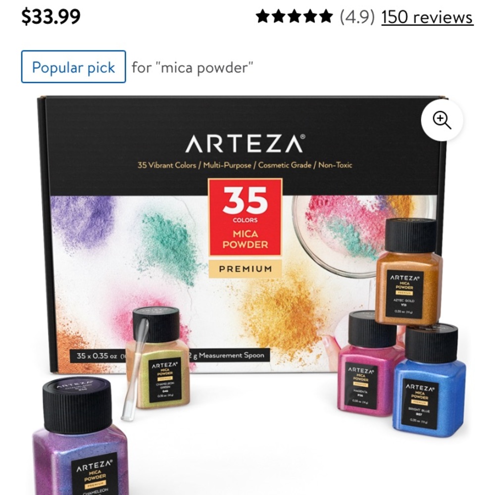 Mica powder art supply set